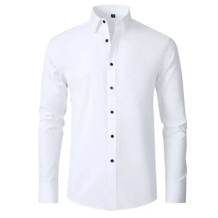 Camisa Elástica Hombre — Sin Planchado Multicolor