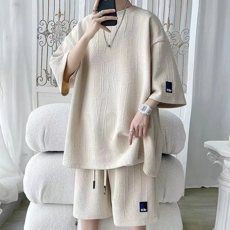 Conjunto Deportivo Waffle | Camiseta y Pantalón Corto