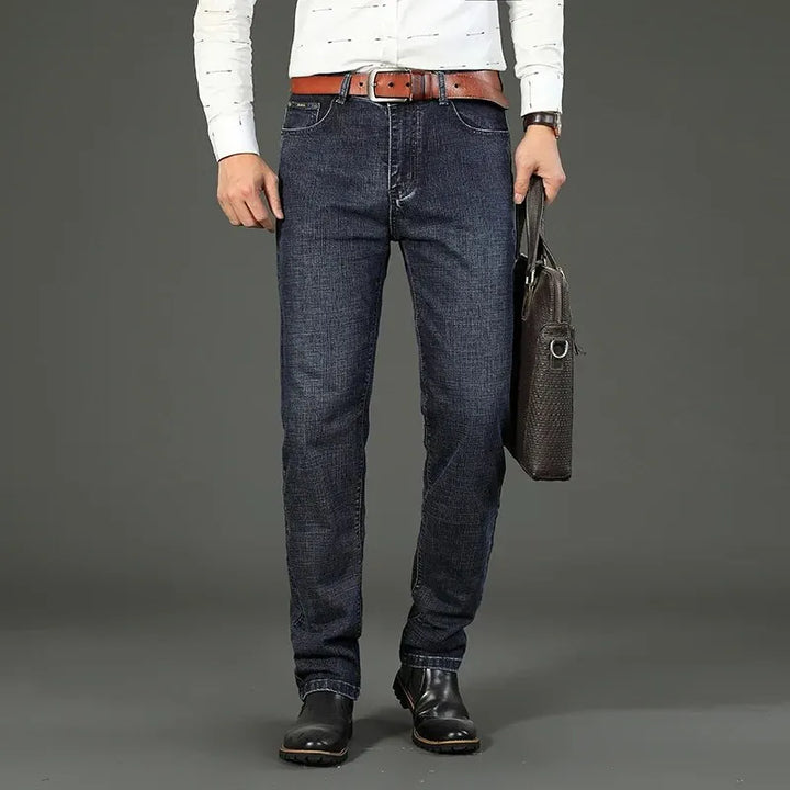 Jeans Casual Hombre — Corte Recto Elástico
