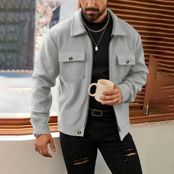 Abrigo Lana Cepillada Hombre — Otoño &amp; Invierno