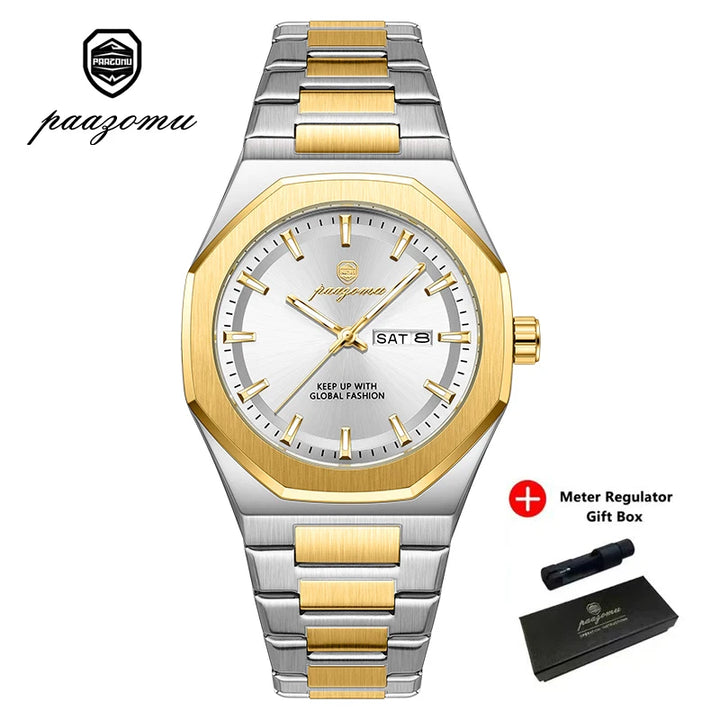 Reloj Deportivo PAAZOMU — Cuarzo Luminoso para Hombre