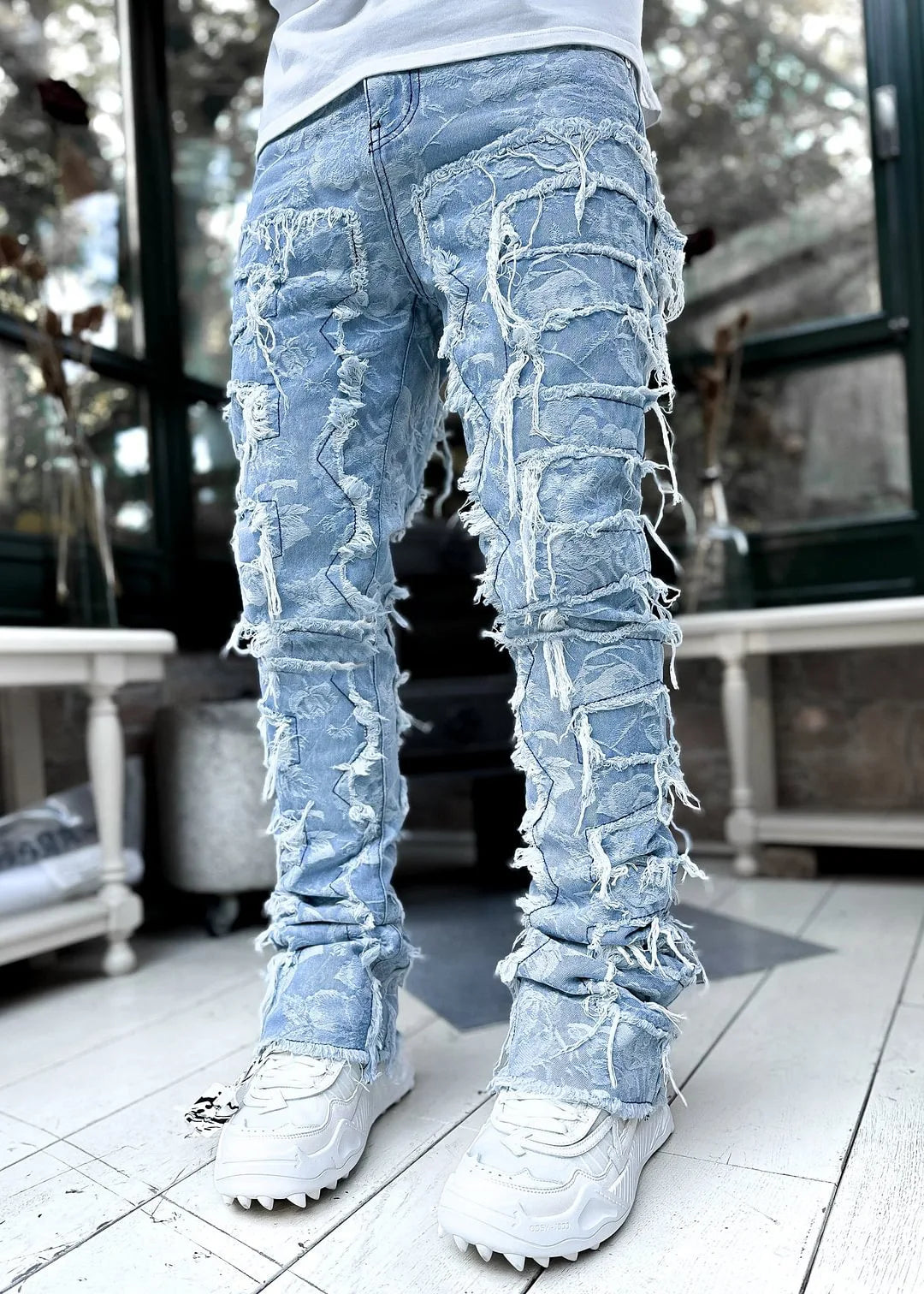 Jeans Rotos Hombre — Estilo Hip Hop