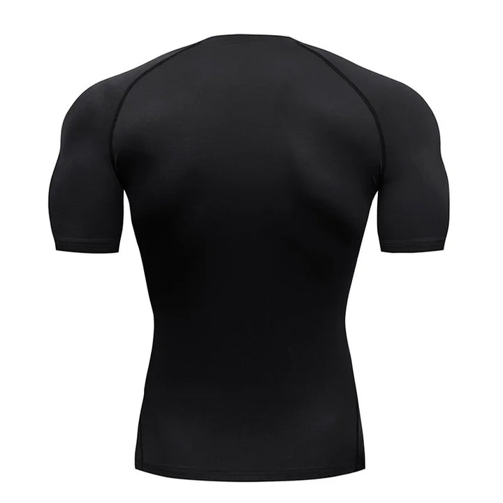 Camiseta de Compresión para Fitness y Gimnasio | Manga Corta