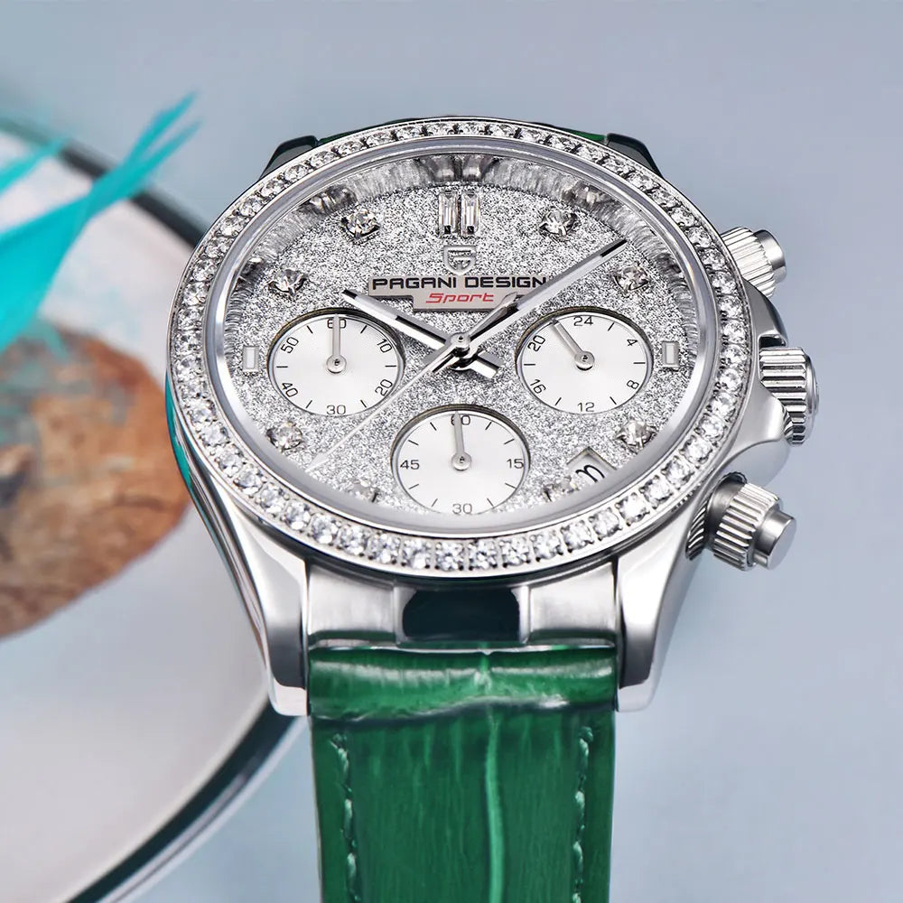 Reloj PAGANI DESIGN — Cronógrafo de Lujo con Cristal de Zafiro