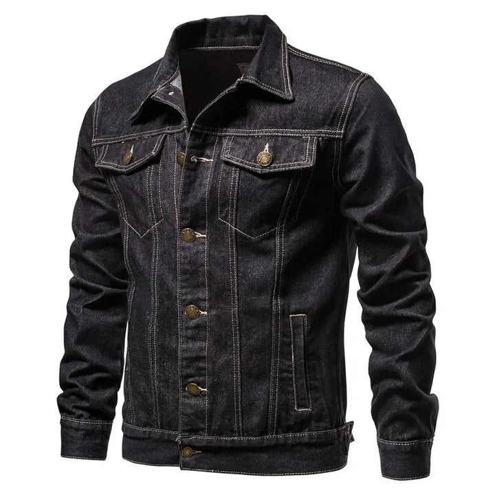 Chaqueta Vaquera Hombre — Slim Fit Moto Vintage