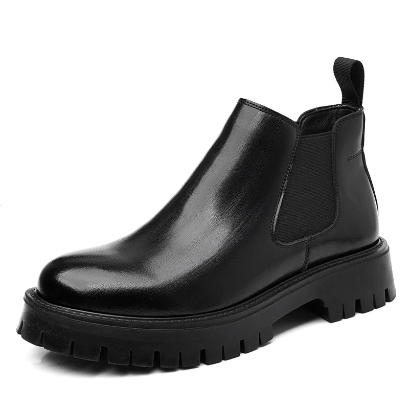 Botas Chelsea Retro Cuero Hombre — Estilo Británico
