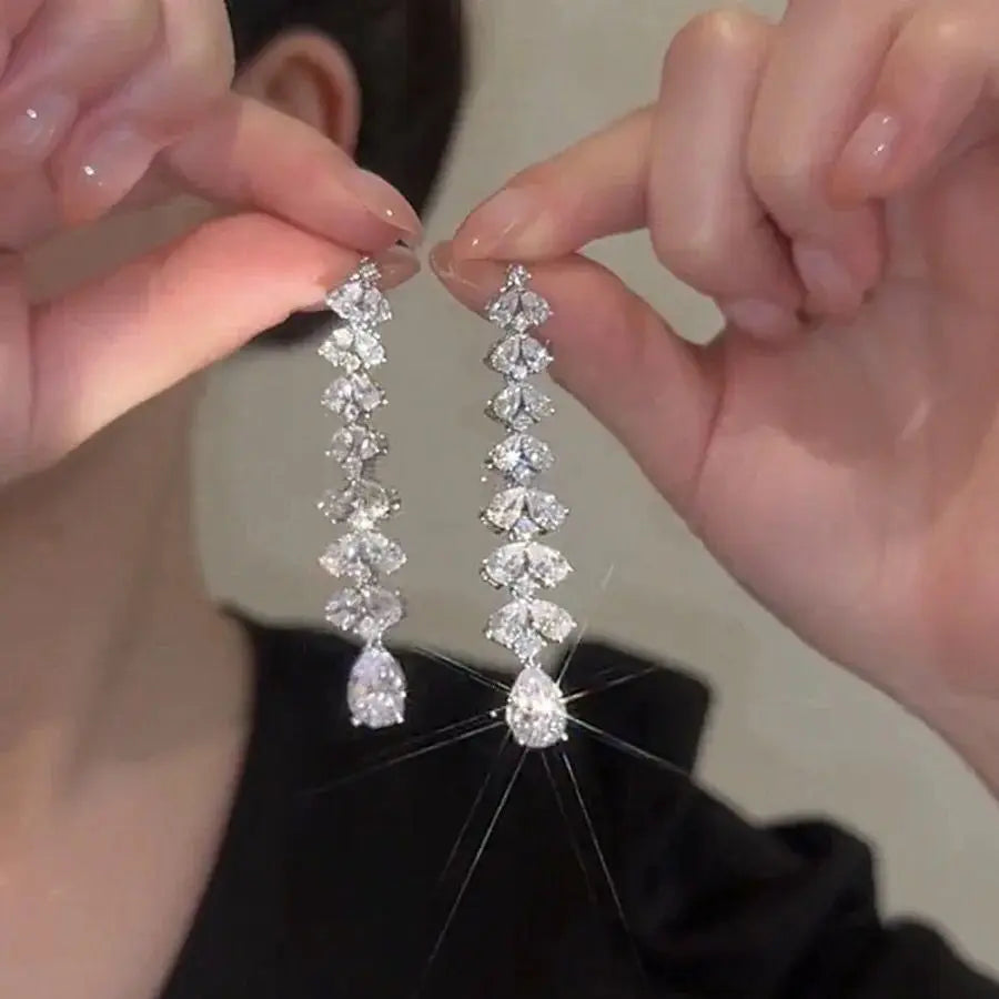 Pendientes Geométricos Circonia Cúbica