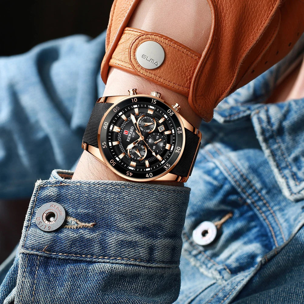 Reloj REWARD — Cronógrafo de Lujo para Hombre