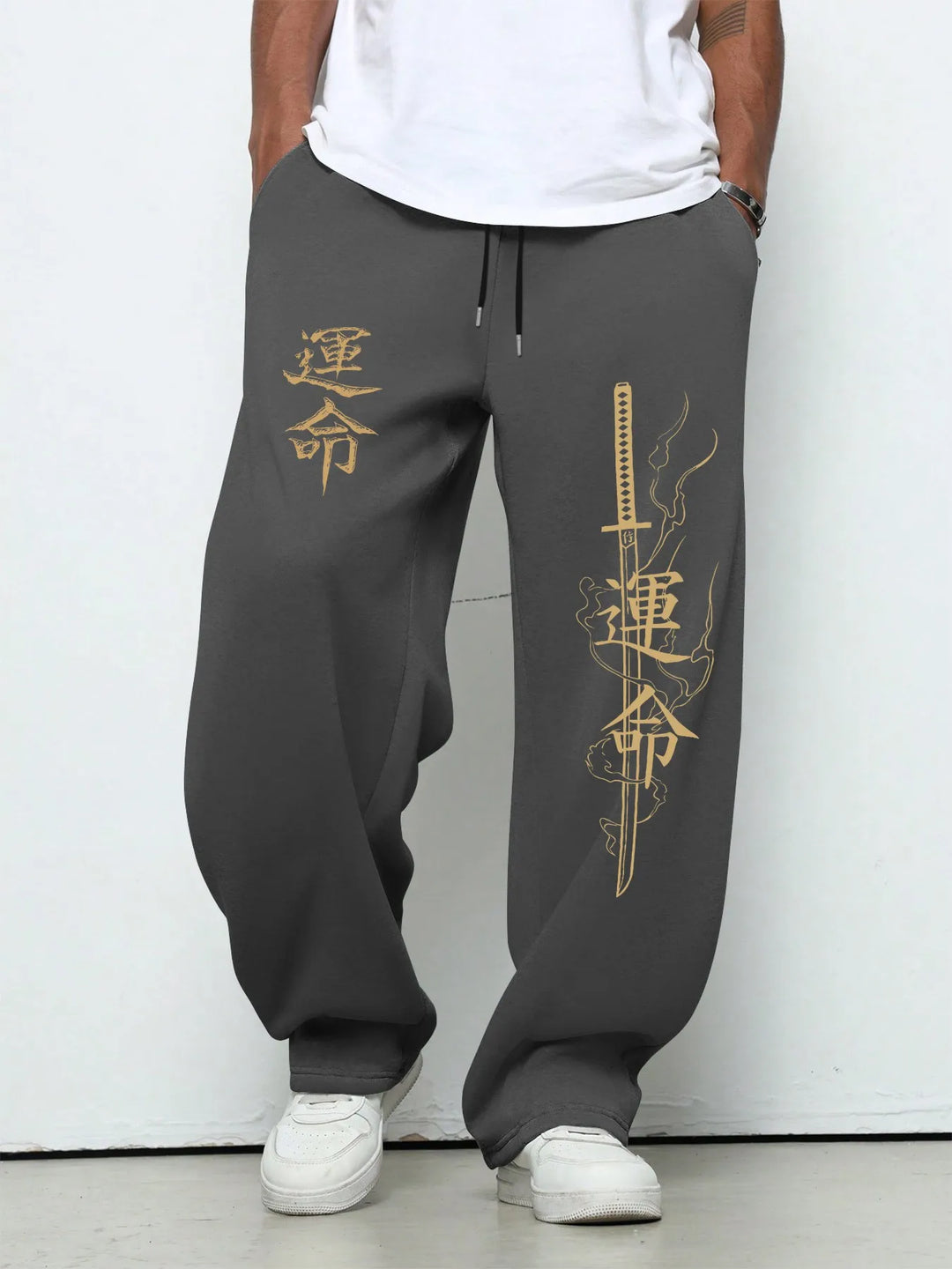 Pantalones Deportivos Estampados Hombre — Urbano Cómodo