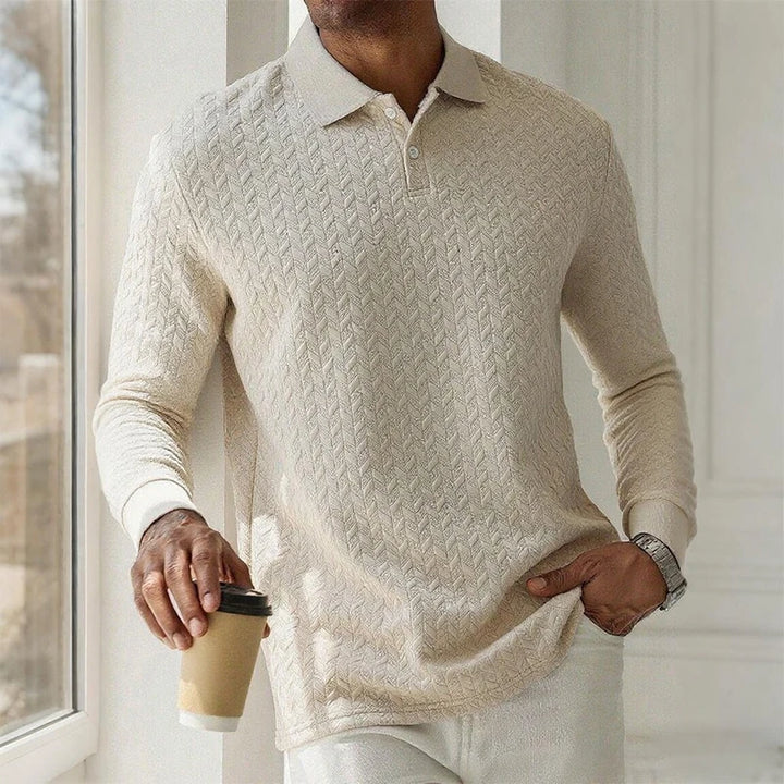 Polo de Manga Larga Premium para Hombre