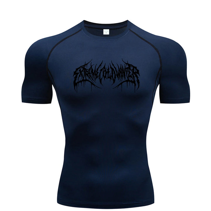 Camiseta de Compresión para Fitness y Gimnasio | Manga Corta
