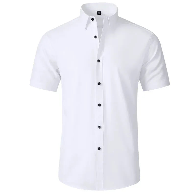 Camisa Elástica Hombre — Sin Planchado Multicolor