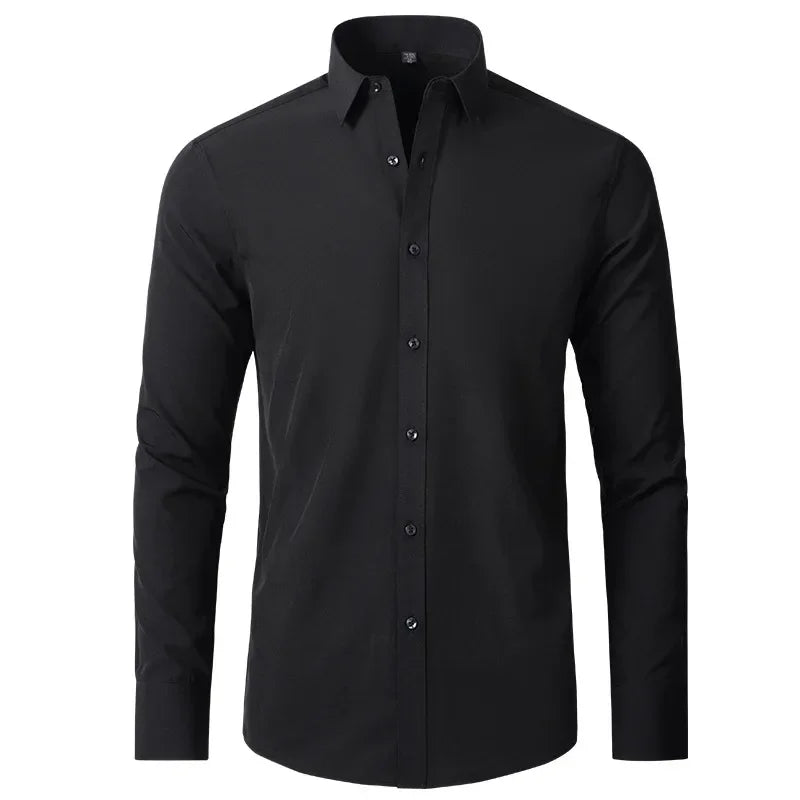 Camisa Elástica Hombre — Sin Planchado Multicolor
