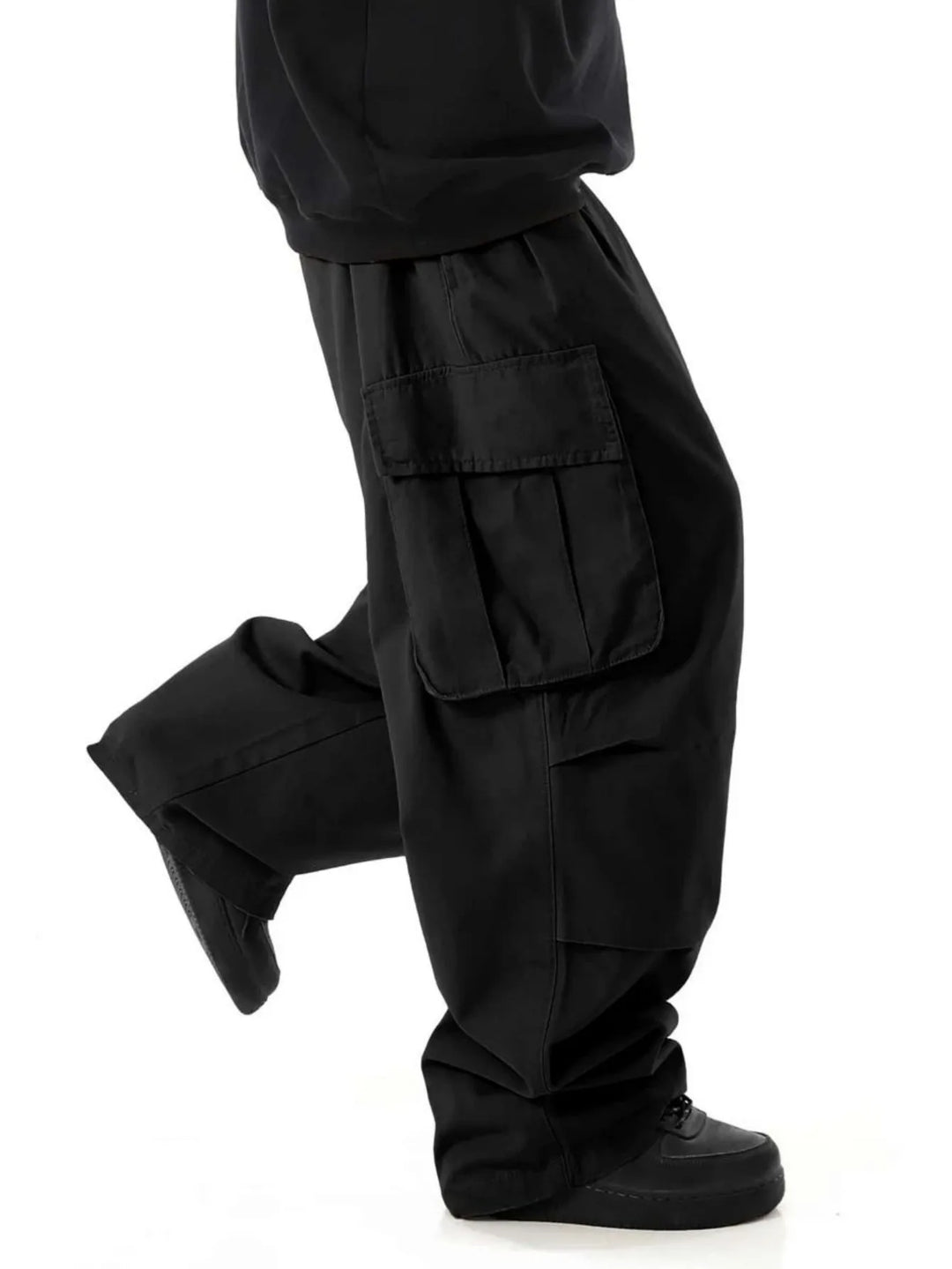 Pantalón Cargo Pierna Ancha Hombre — Urbano Holgado