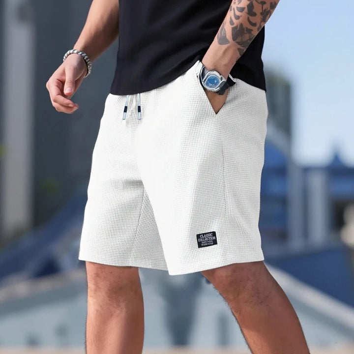 Shorts Casual Hombre — Tela Texturizada
