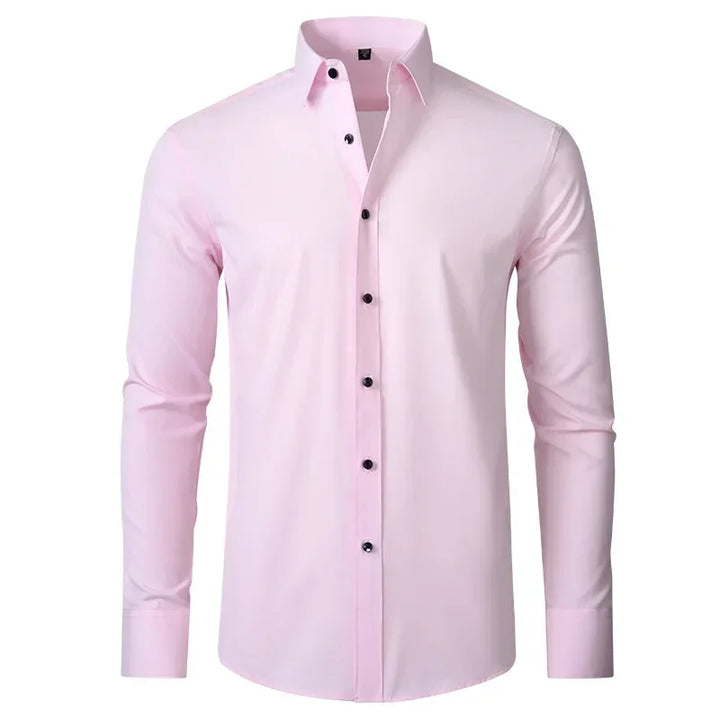 Camisa Elástica Hombre — Sin Planchado Multicolor