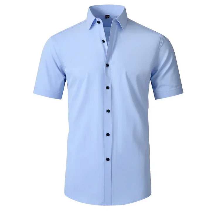 Camisa Elástica Hombre — Sin Planchado Multicolor