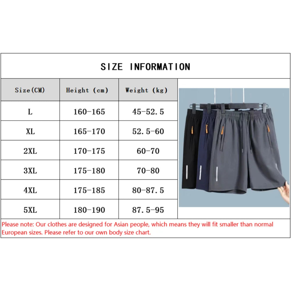 Shorts Deportivos Hombre — Seda de Hielo