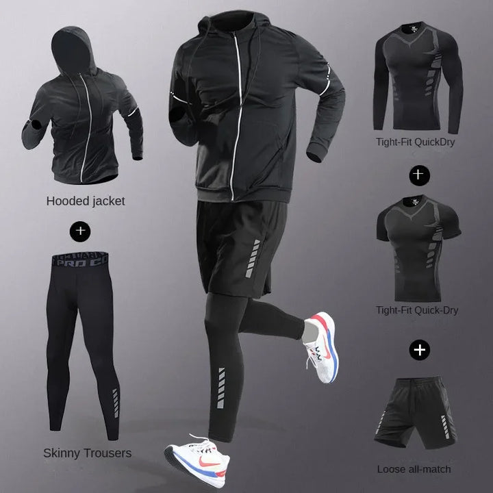 Conjunto Deportivo Hombre — Traje Running 3 a 7 Piezas