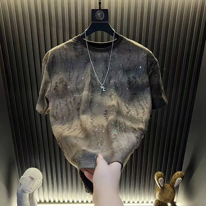 Camiseta Oversized Efecto Desgastado | Lujo Urbano | Darez Wear