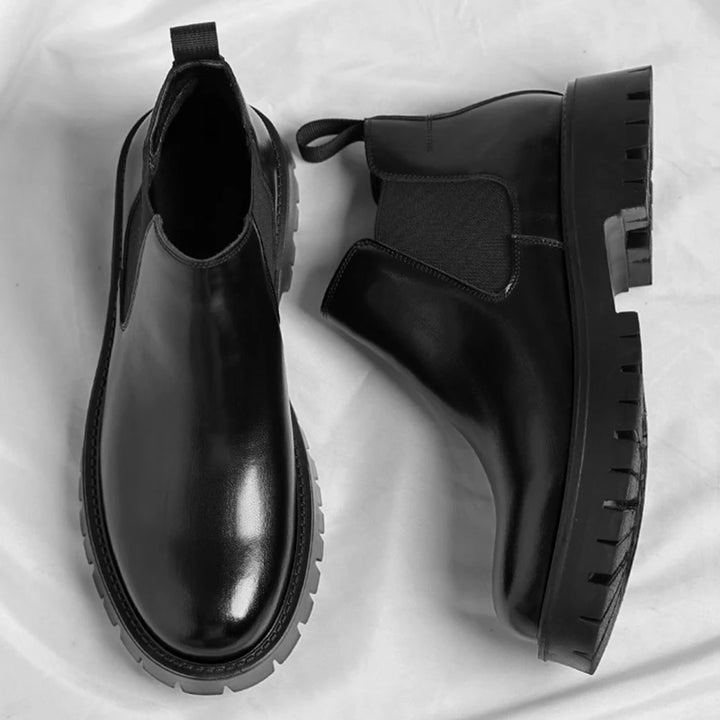 Botas Chelsea Retro Cuero Hombre — Estilo Británico