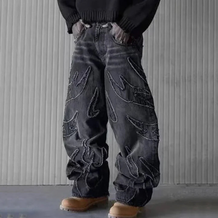 Jeans Holgados con Bordado | Hip Hop Retro | Darez Wear