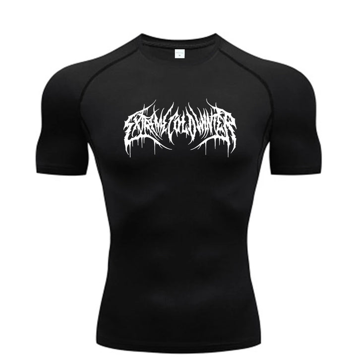Camiseta de Compresión para Fitness y Gimnasio | Manga Corta