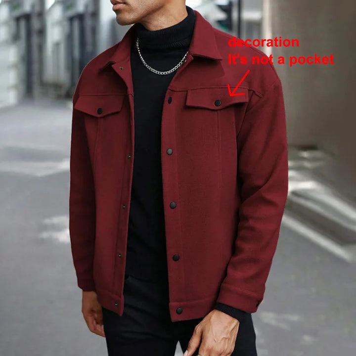 Abrigo Lana Cepillada Hombre — Otoño &amp; Invierno