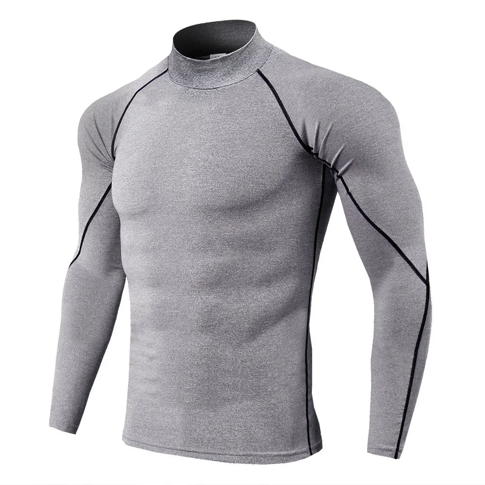 Camiseta Compresión Manga Larga Hombre — Gym &amp; Running