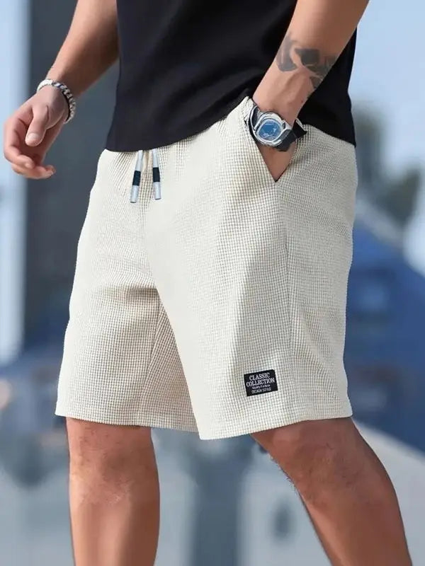 Shorts Casual Hombre — Tela Texturizada