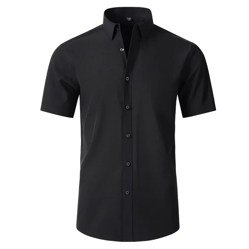 Camisa Elástica Hombre — Sin Planchado Multicolor