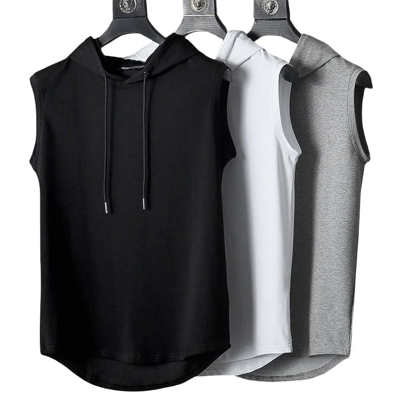 Camiseta Sin Mangas Capucha Hombre — Gym &amp; Fitness