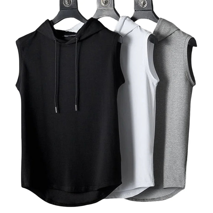 Camiseta Sin Mangas Capucha Hombre — Gym &amp; Fitness