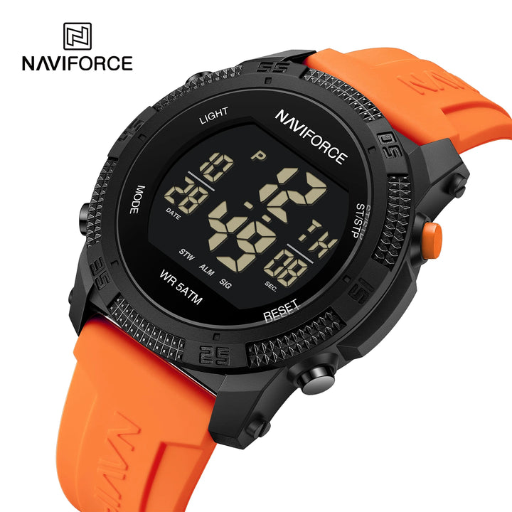 Reloj NAVIFORCE NF7104 Hombre — Digital LCD 50M Resistente al Agua
