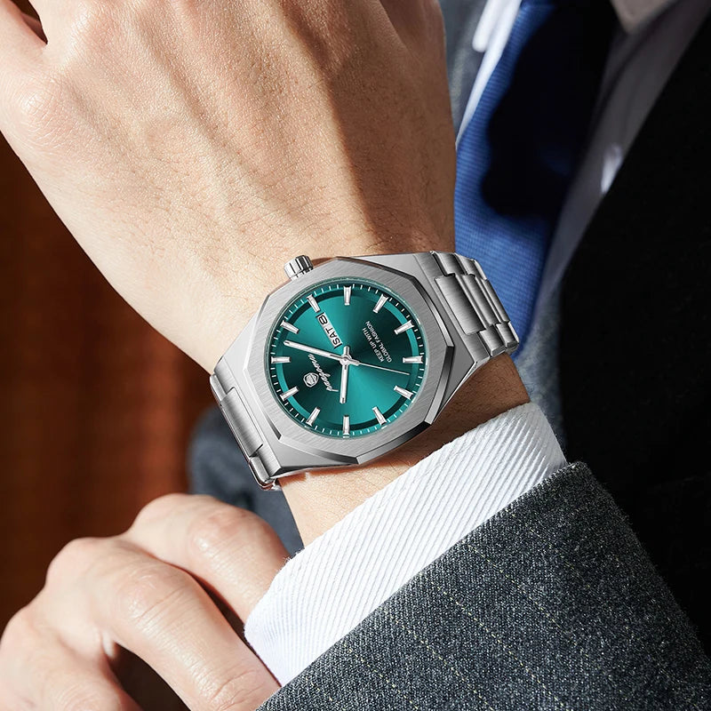 Reloj Deportivo PAAZOMU — Cuarzo Luminoso para Hombre