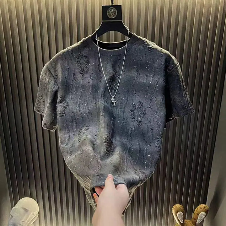 Camiseta Oversized Efecto Desgastado | Lujo Urbano | Darez Wear