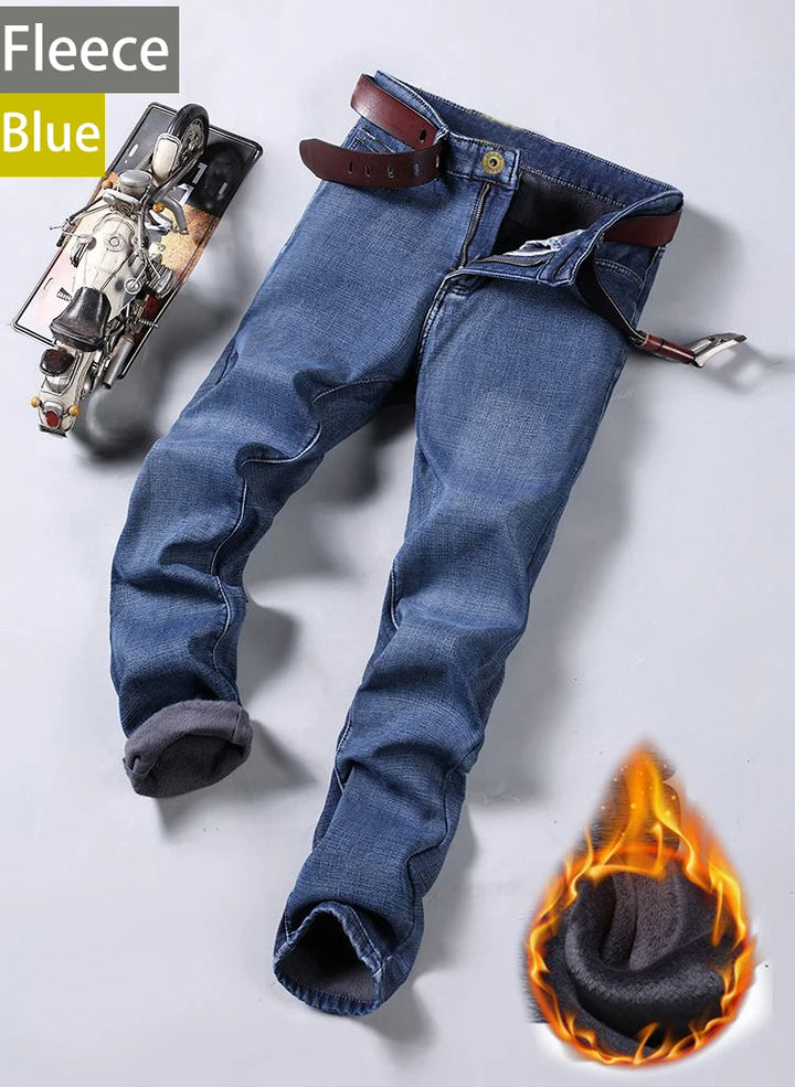 Jeans Casual Hombre — Corte Recto Elástico
