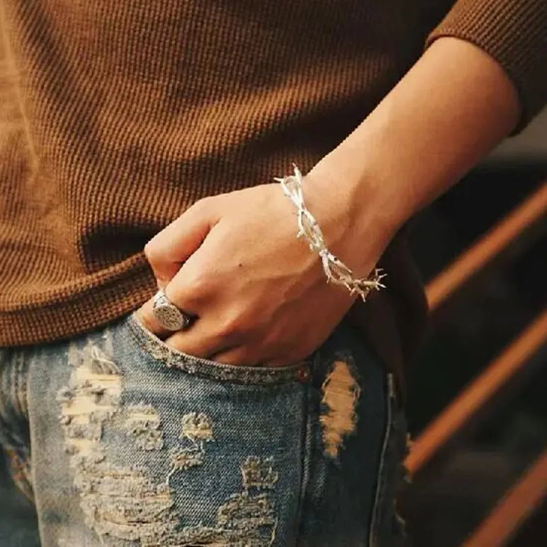 Pulsera Espina Punk Gótico — Metal Hip Hop Unisex